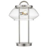 Garner 2-Light Satin Nickel Table Lamp