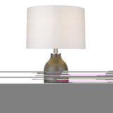 Trend Home 1-Light Polished Nickel Table Lamp