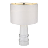 Trend Home 1-Light White Table Lamp
