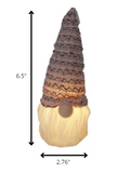 Pink and Brown Hat Hanging Light Up Gnome