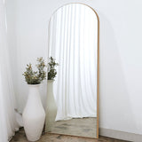 Gold Arched Mirror with Stand