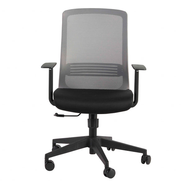 Black and Gray Mesh High Back Office Chair