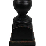 Rustic Black and Tan Checkered Table Lamp