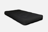 6' Black Single Foam Twin Futon Mattress