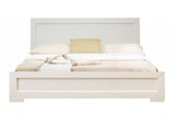 Moma Espresso Wood Platform Queen Bed With Two Nightstands