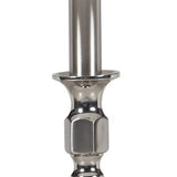 25” Classic White Nickel And Metal Table Lamp