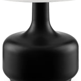 Modern Matte Black Table Lamp with Touch Switch