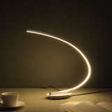 16” Silver Tube Nickel Table Lamp