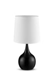 Minimalist Black Table Lamp with Touch Switch