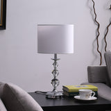 20? Modern Crystal Orbs And Metal Table Lamp