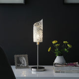 22? Modern Concave Cylindrical Metal Table Lamp