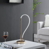 21? Modern Rose Gold LED Elastic Tube Desk Lamp