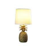 17? Burnished Gold Pineapple Table Lamp