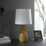17? Burnished Gold Pineapple Table Lamp