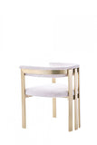 Beige Gold Dining Chair