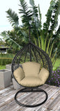 Primo Tan Indoor Outdoor Replacement Cushion for Egg Chair