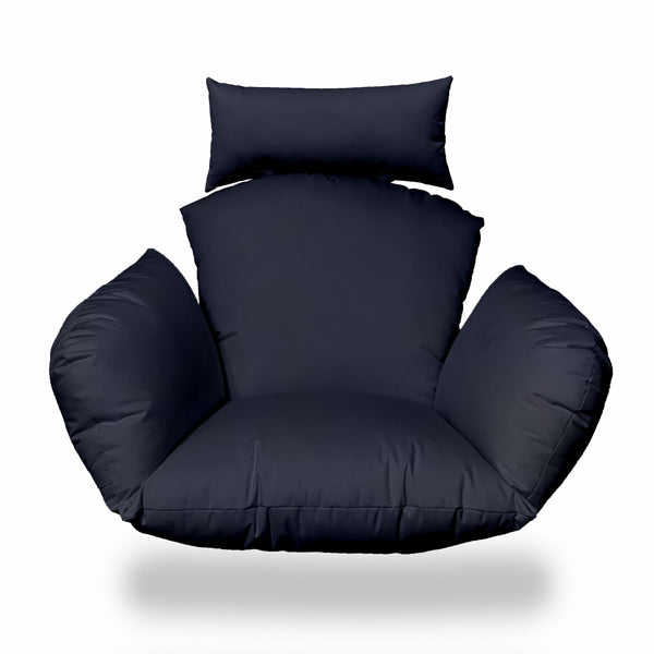 Primo Navy Blue Indoor Outdoor Replacement Cushion for Egg Chair