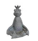 18" Zen Princess Frog Indoor Outdoor Statue