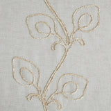 Set of Two 96"  Beige Boho Embroidered Window Panels