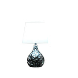 12? Modern Black And White Swirl Table Lamp