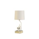 21? Modern White Reader Sculpture Table Lamp