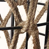 17? Modern Boho Jute Cylinder Table Lamp