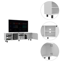 Stylish and Fresh White Television Stand