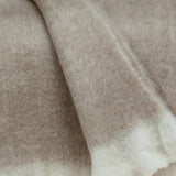 Parkland Collection Stella Transitional Beige 52" x 67" WOVEN HANDLOOM Throw