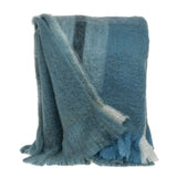 Parkland Collection CabiNO Lodge Blue 52" x 67" WOVEN HANDLOOM Throw