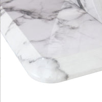Modern Minimalist Grey Marble Pattern Sticker Pattern MDF Rectangular Coffee Table. Add A Tranquil And Comfortable Atmosphere To Your Home. MDF Coffee Table, Grey Marble Pattern Sticker, Side Table.