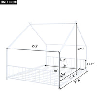 Full Size Metal Household Bed