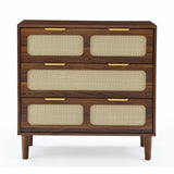 Solid Wood 3-drawer Vanity