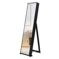 Upright Jewellery Cabinet With Long Mirror