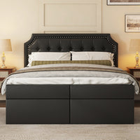 Pu Metal-framed Double Bed