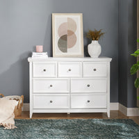 Fiberboard 7-drawer Vanity