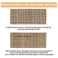 6 Drawers Rattan Dresser Rattan Drawer, Bedroom,Living Room