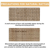 6 Drawers Rattan Dresser Rattan Drawer, Bedroom,Living Room