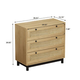 Drawer Storage Cabinet Rope Woven Drawer