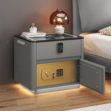 Home Bedroom Multi-functional Smart Safe Bedside Table Wireless Integrated Charging Safe