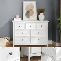 Fiberboard 7-drawer Vanity