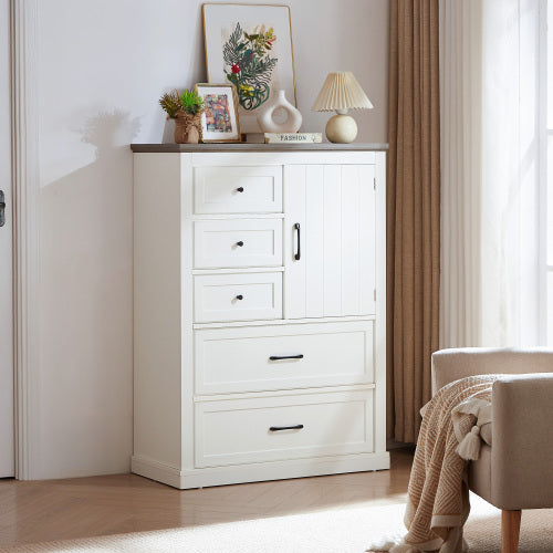 Particle Board Bedroom With 5 Drawers And Dressing Table