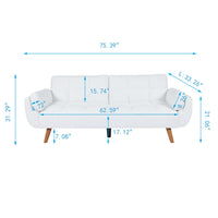 2064 Corduroy Sofa & Sofa Bed-Whitewhite Icon