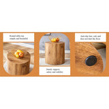 The Cylindrical Table With Its Patterned Design Can Be Easily Integrated Into A Variety Of Interior Styles, From Coffee Tables To Small Dining Tables, Workbenches Or Makeshift Writing Desks