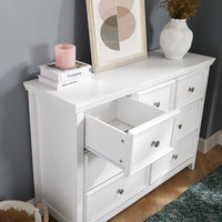 Fiberboard 7-drawer Vanity