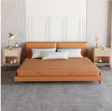 Wooden Nightstand With Woven Rattan Drawer Front - Stylish & Functional, Perfect For Home Decor