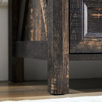 Fiberboard Farmhouse 6-Drawer Bedroom Dressing Table