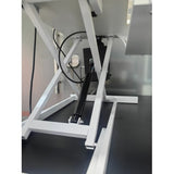 32 Inch Desk Converter, Height Adjustable Sit To Stand Riser, Dual Monitor And Laptop Workstation With Wide Keyboard Tray, White