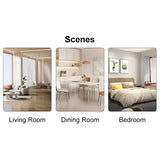 Modern Minimalist Transparent Tempered Glass Coffee Table With Marble Patterned MDF Legs And Stainless Steel Decorative Columns. Computer Desk. Game Table