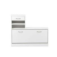 Combination Model Gate Cabinet With Shoe CabinetHang Shelf Mirror