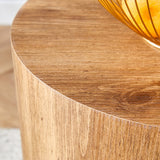 The Cylindrical Table With Its Patterned Design Can Be Easily Integrated Into A Variety Of Interior Styles, From Coffee Tables To Small Dining Tables, Workbenches Or Makeshift Writing Desks